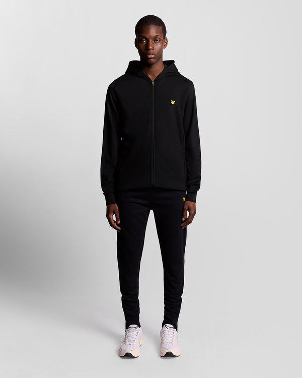 lyle & scott Sports Lightweight Zip Hoodie Jet Black