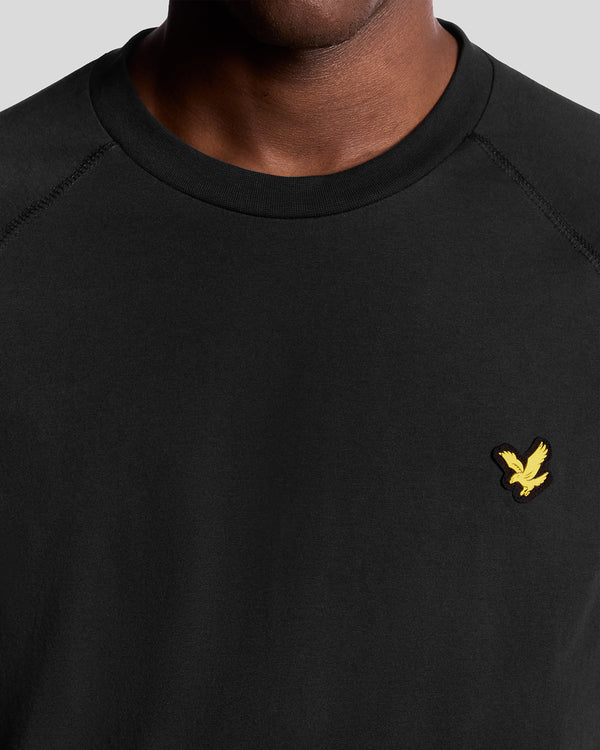 Lyle & Scott Sports Raglan T-Shirt Jet Black
