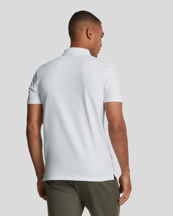 Lyle & Scott Sports Short Sleeve Polo Shirt White