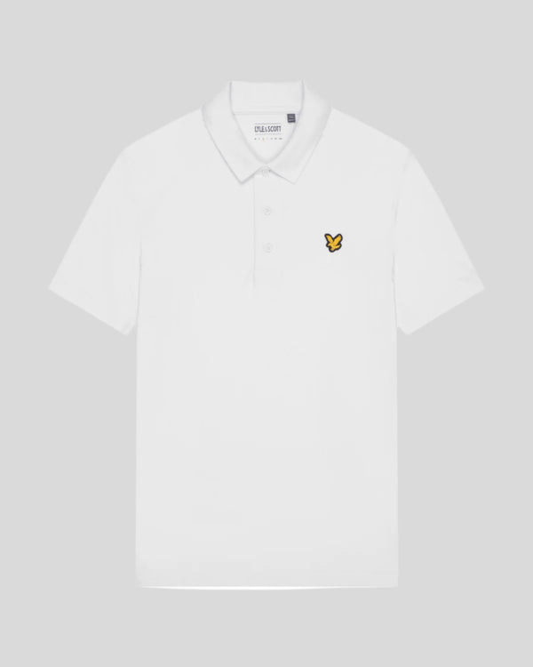 Lyle & Scott Sports Short Sleeve Polo Shirt White