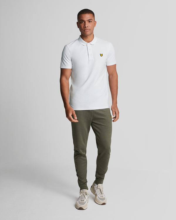 lyle & scott Sports Short Sleeve Polo Shirt White