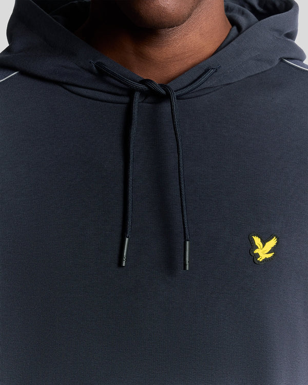 Lyle & Scott Sports Tape Hoodie Dark Navy