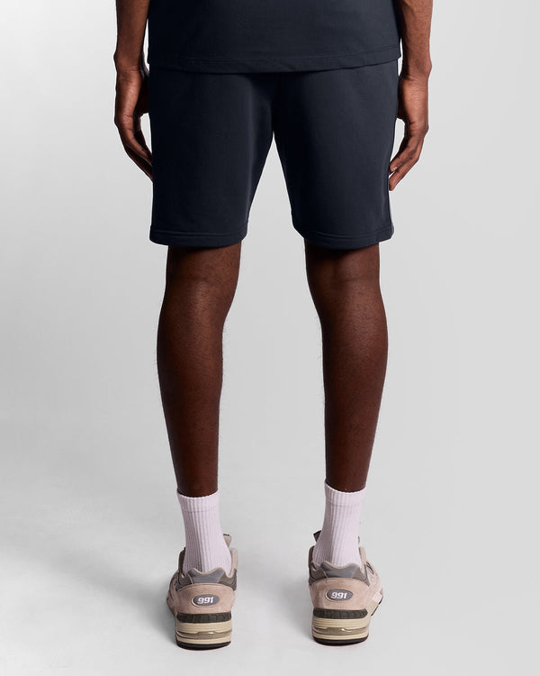 Lyle & Scott Sports Tape Sweat Shorts Dark Navy