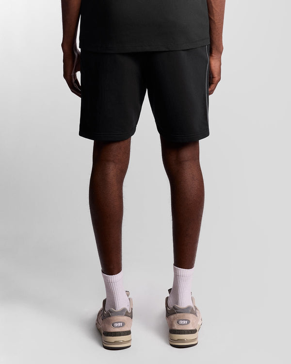 Lyle & Scott Sports Tape Sweat Shorts Jet Black