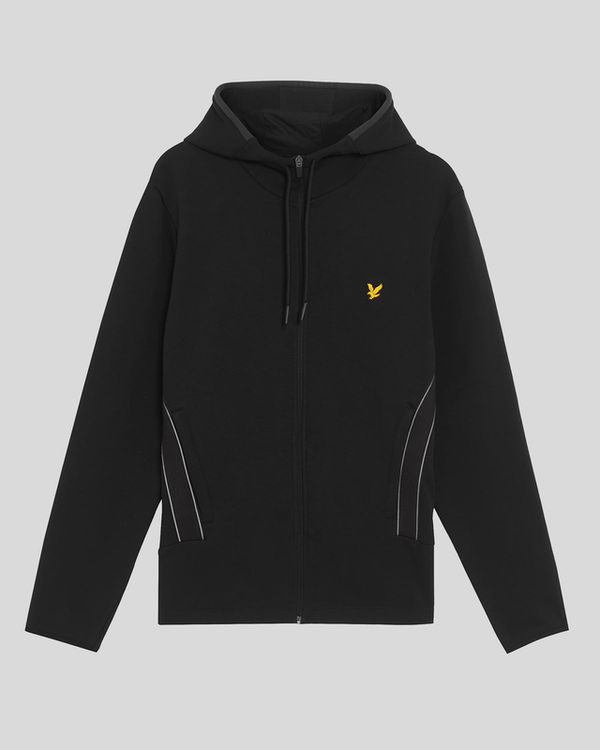 Lyle & Scott Sports Tape Track Jacket Jet Black