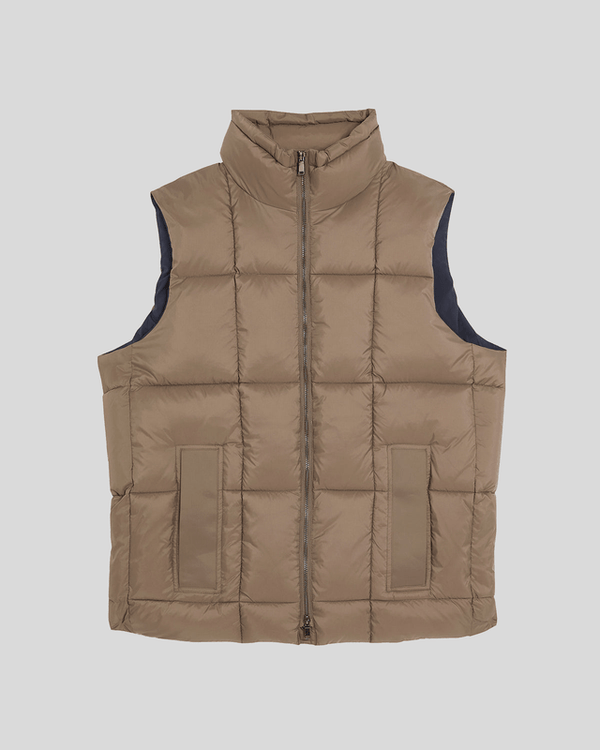 Lyle & Scott Square Cocoon Puffer Gilet Falcon