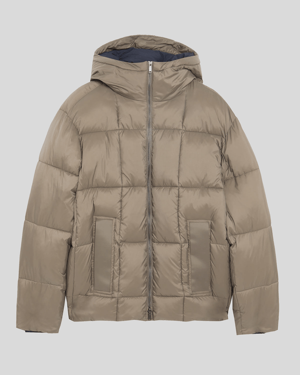 Lyle & Scott Square Cocoon Puffer Jacket Falcon