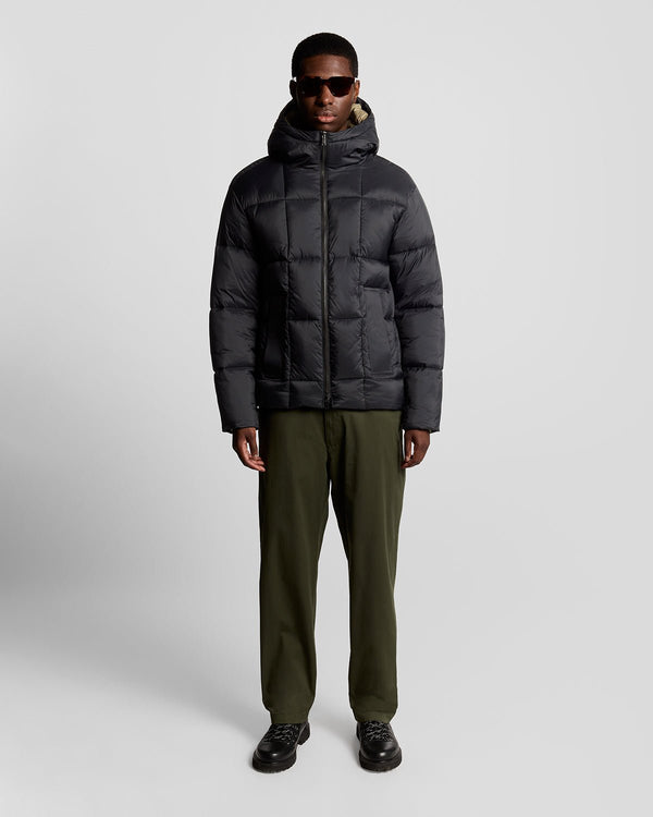 lyle & scott Square Cocoon Puffer Jacket Lacquer