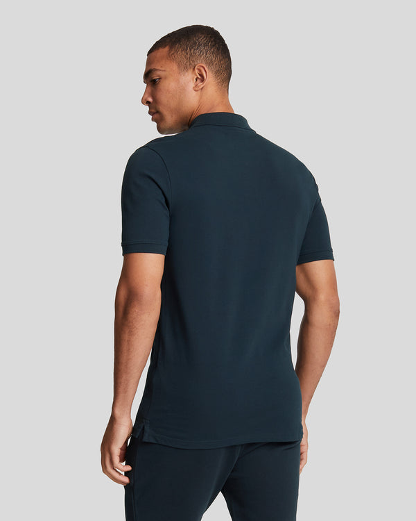 Lyle & Scott Stretch Polo Shirt Dark Navy