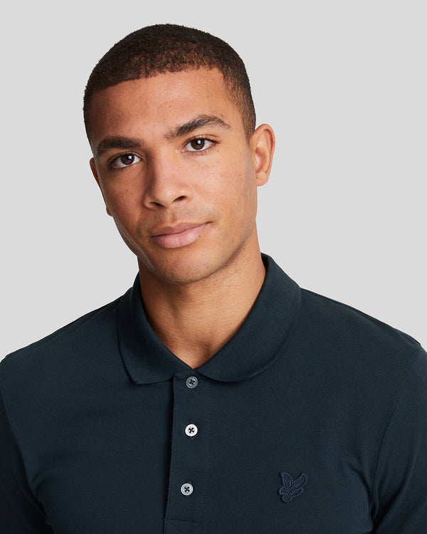 Lyle & Scott Stretch Polo Shirt Dark Navy