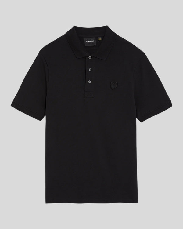 Lyle & Scott Stretch Polo Shirt Jet Black