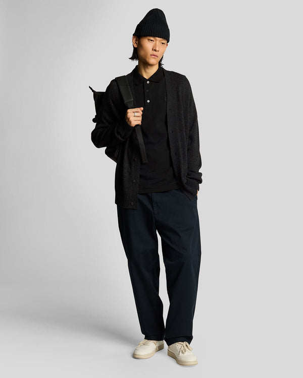 lyle & scott Stretch Polo Shirt Jet Black