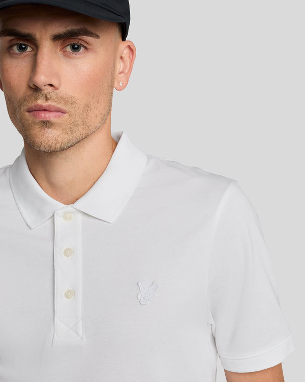 Lyle & Scott Stretch Polo Shirt White