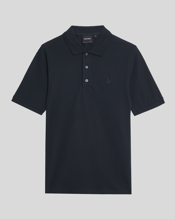 Lyle & Scott Superfine Cotton Polo Shirt Dark Navy