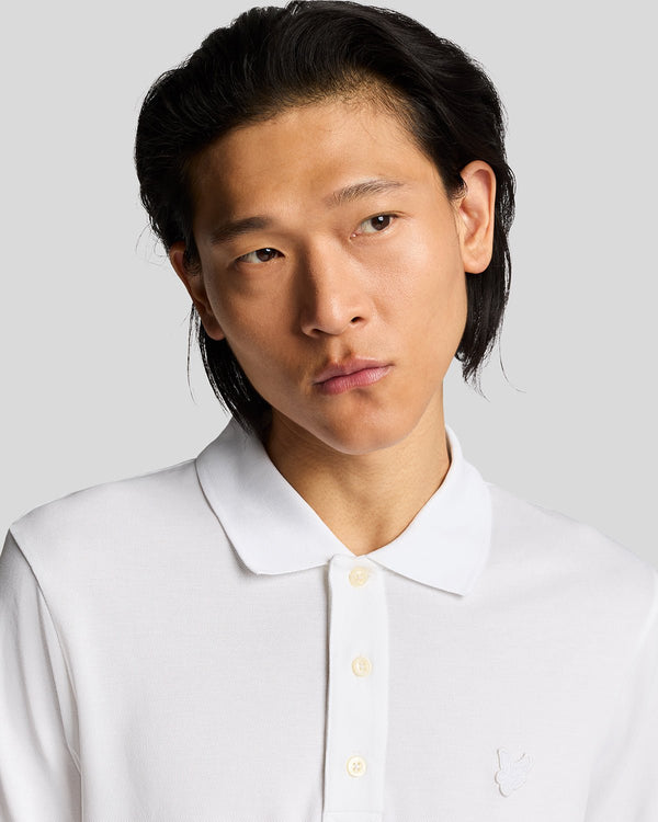 Lyle & Scott Superfine Cotton Polo Shirt White