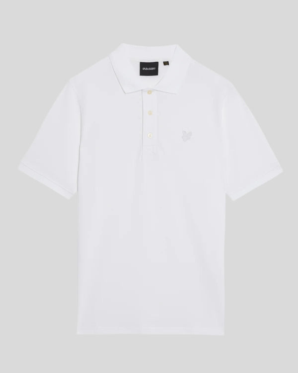 Lyle & Scott Superfine Cotton Polo Shirt White