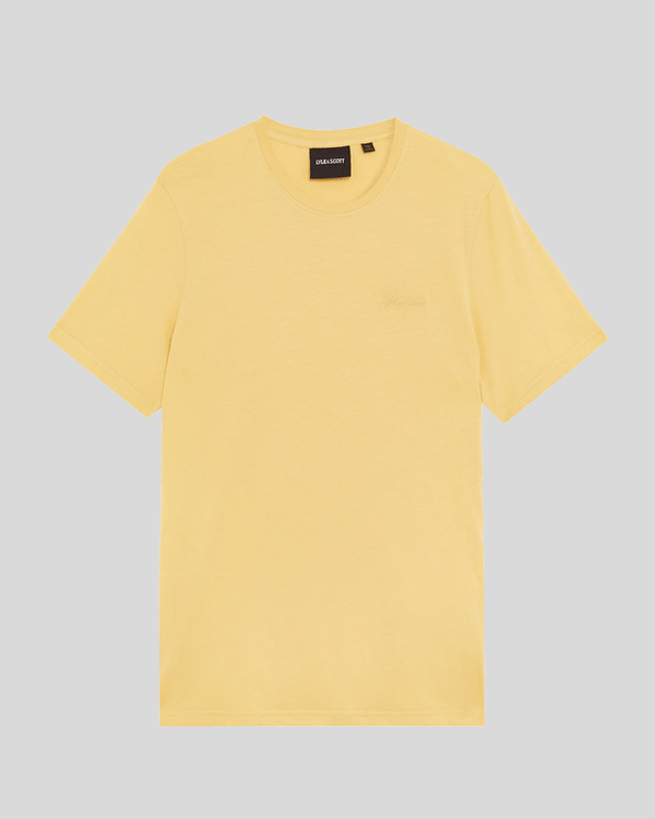 Lyle & Scott Superfine Cotton Script T-Shirt Wax