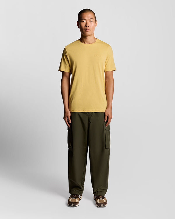 lyle & scott Superfine Cotton Script T-Shirt Wax