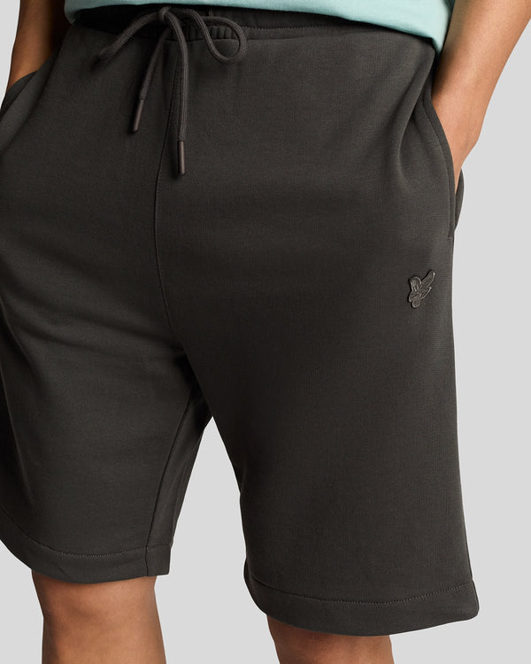 Lyle & Scott Superfine Cotton Sweat Shorts Gunmetal