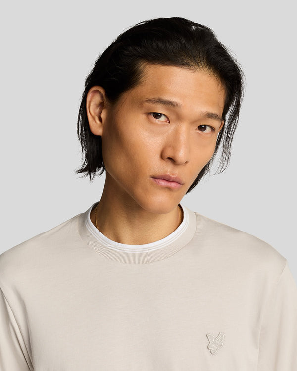 Lyle & Scott Superfine Cotton Tipped T-Shirt Cove