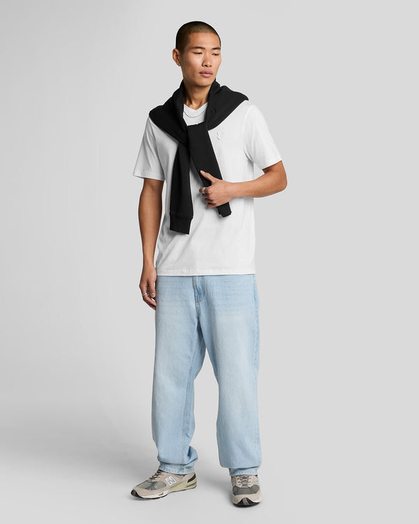 lyle & scott Superfine Cotton V Neck T-Shirt White