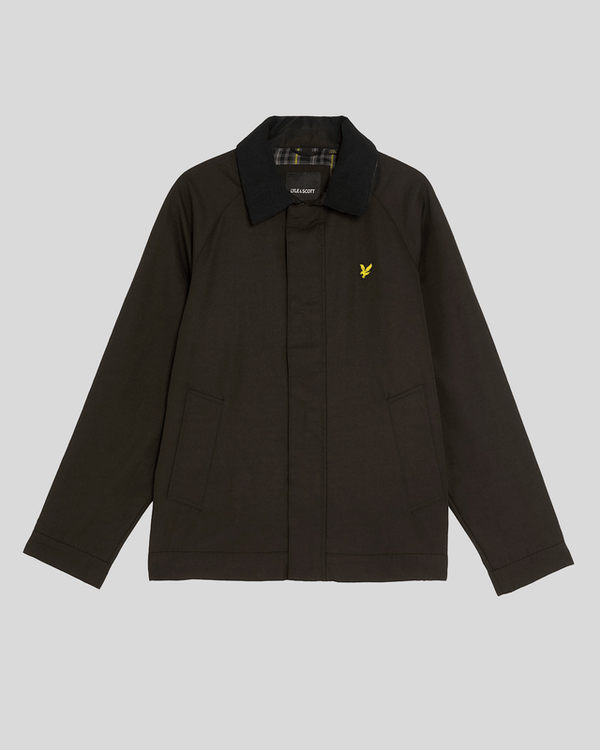Lyle & Scott Tartan Lined Hunting Jacket Jet Black