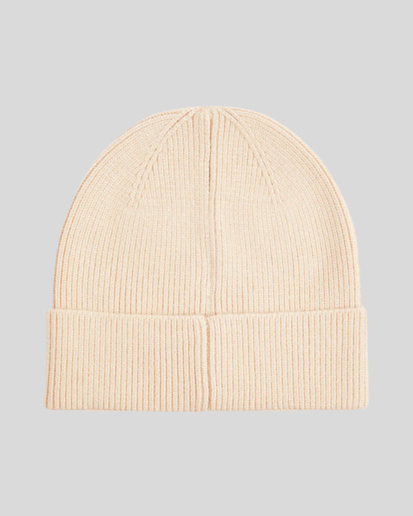 lyle & scott Tonal Eagle Beanie Putty