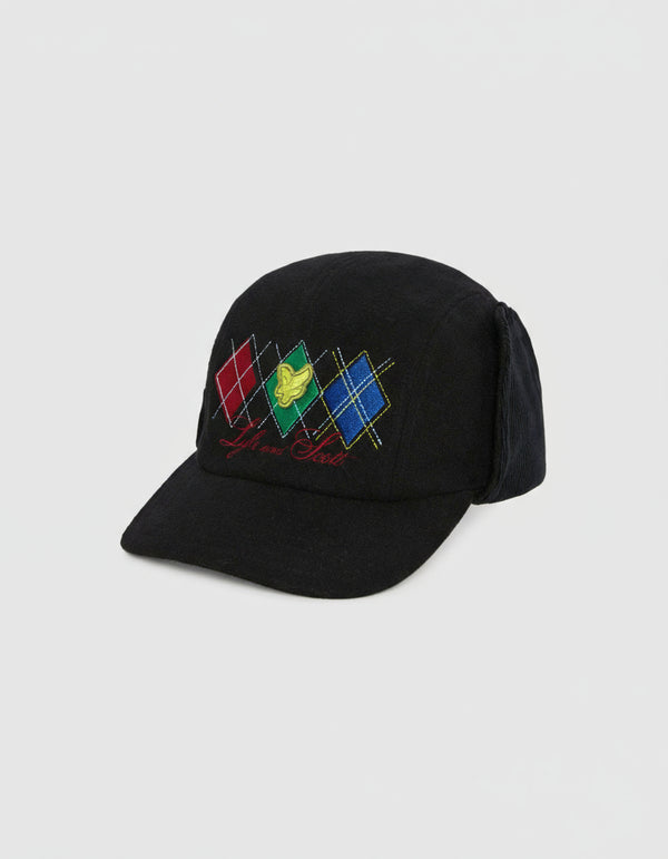 Lyle & Scott Trapper Hat Jet Black