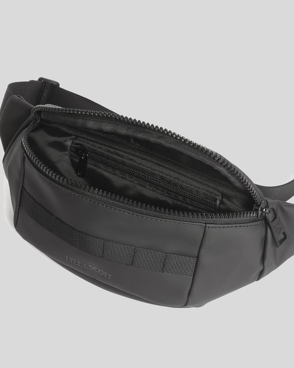 Lyle & Scott Water Resistant Crossbody Bag Jet Black
