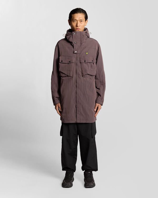 lyle & scott Water Resistant Guard Parka Espresso