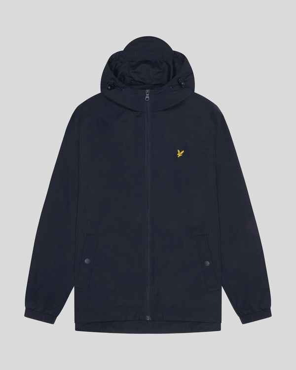 Lyle & Scott Water Resistant Hooded Jacket Dark Navy