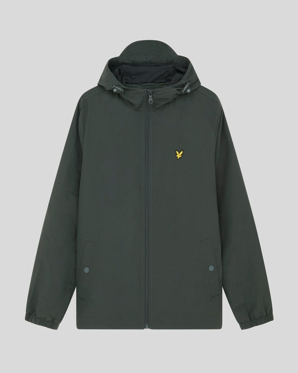 Lyle & Scott Water Resistant Hooded Jacket Gunmetal