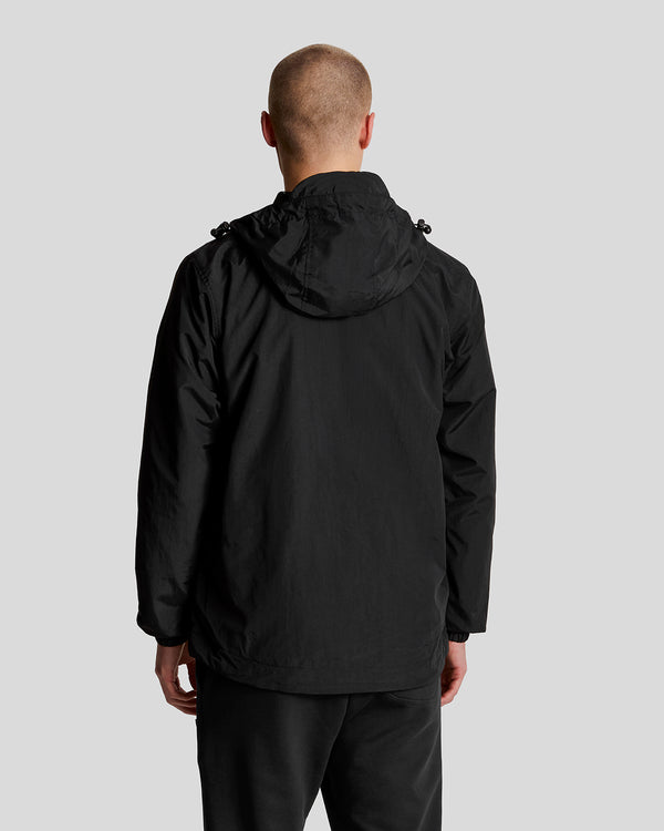 Lyle & Scott Water Resistant Hooded Jacket Jet Black