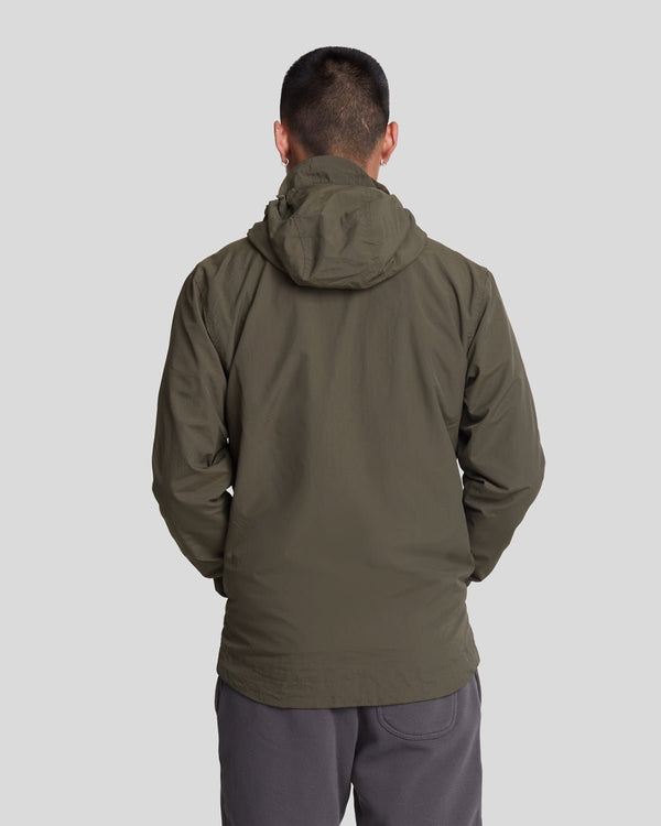 Lyle & Scott Water Resistant Hooded Jacket Olive
