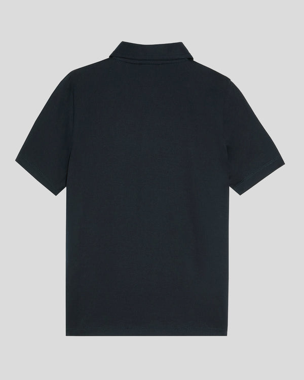 lyle & scott Mercerised Cotton Tonal Polo Shirt Dark Navy