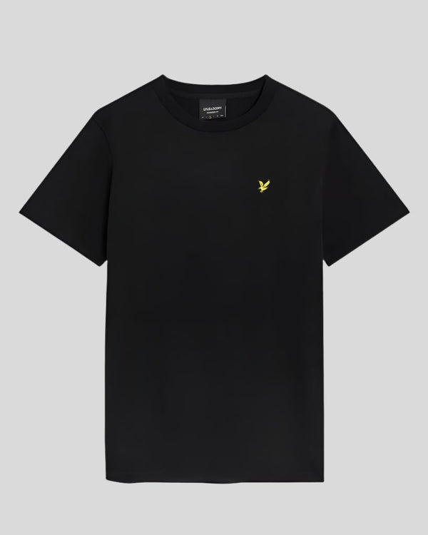 Lyle & Scott Oversized Cotton Crew Neck T-Shirt Jet Black