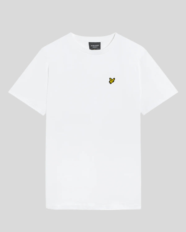 Lyle & Scott Oversized Cotton Crew Neck T-Shirt White