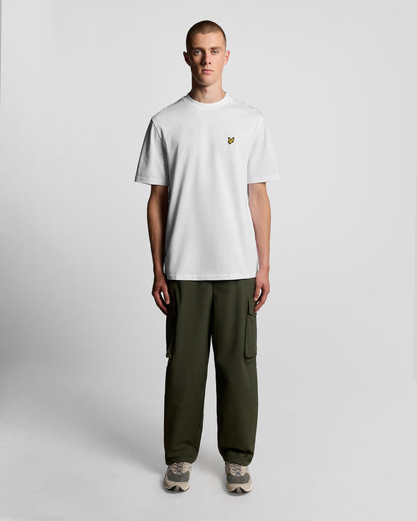 lyle & scott Oversized Cotton Crew Neck T-Shirt White