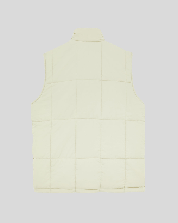 lyle & scott Printed Reversible Puffer Gilet Jet Black/ Grey Taupe