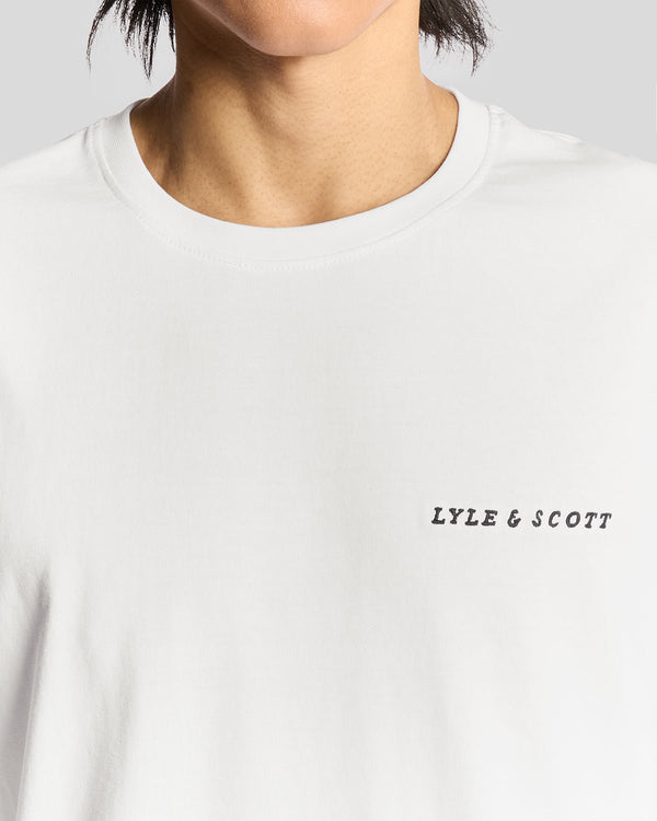 Lyle & Scott Script Logo Cotton Crew Neck T-Shirt White