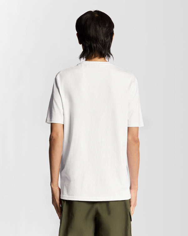 Lyle & Scott Script Logo Cotton Crew Neck T-Shirt White