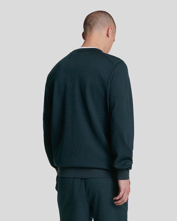 Lyle & Scott Sports Crew Neck Fly Fleece Sweatshirt Dark Navy