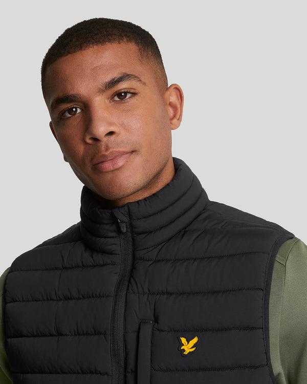 Lyle & Scott Sports Lightweight Puffer Jacket Jet Black