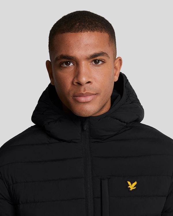 Lyle & Scott Sports Lightweight Puffer Jacket Jet Black
