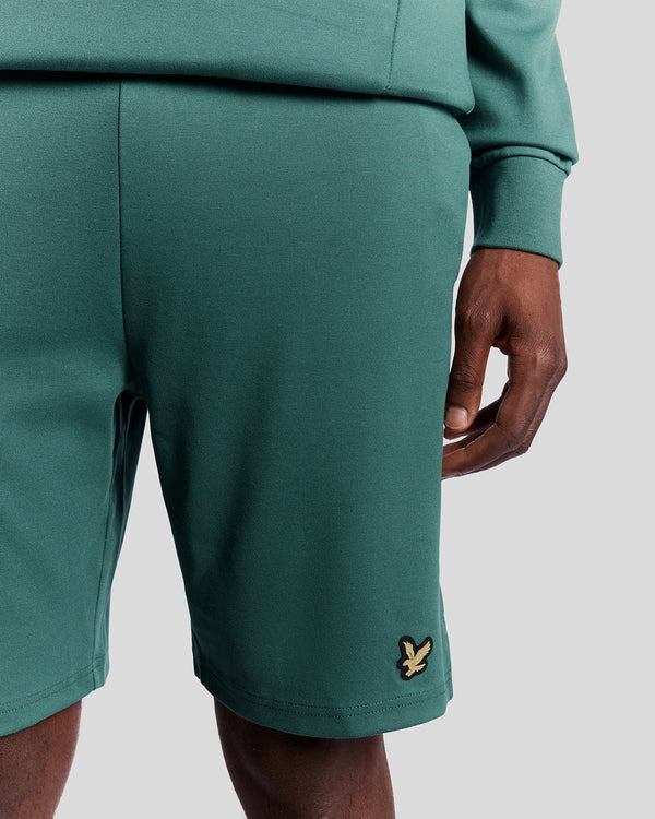 Lyle & Scott Sports Lightweight Sweat Shorts Silver Pine