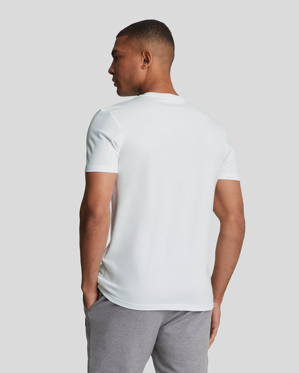 Lyle & Scott Sports Short Sleeve Martin T-Shirt White
