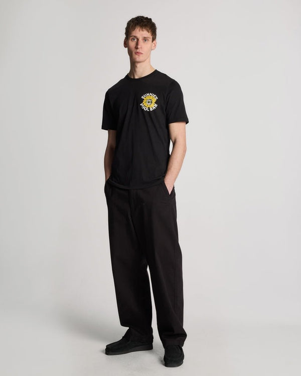 Lyle & Scott Sunnies Pool Bar Graphic T-Shirt Jet Black