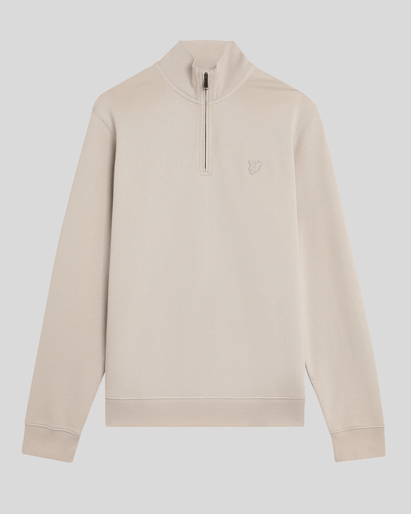 Lyle & Scott Superfine Cotton 1/4 Zip Sweatshirt Cove
