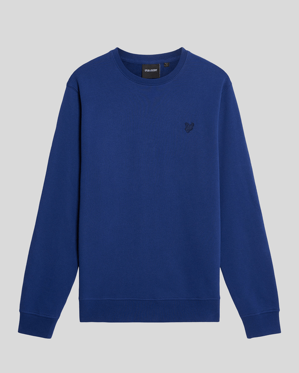 Lyle & Scott Superfine Cotton Crew Neck Sweatshirt Blueprint