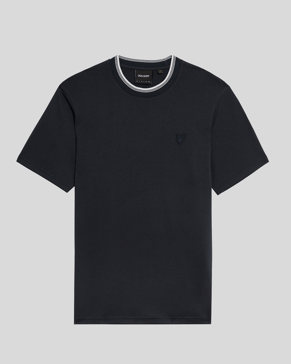 Lyle & Scott Superfine Cotton Tipped T-Shirt Dark Navy